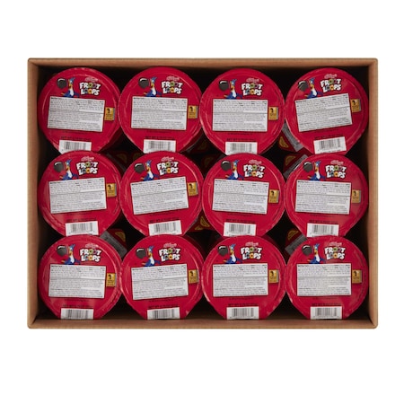 Kelloggs Kellogg's Froot Loops Cereal .75 oz. Bowl, PK96 3800001796